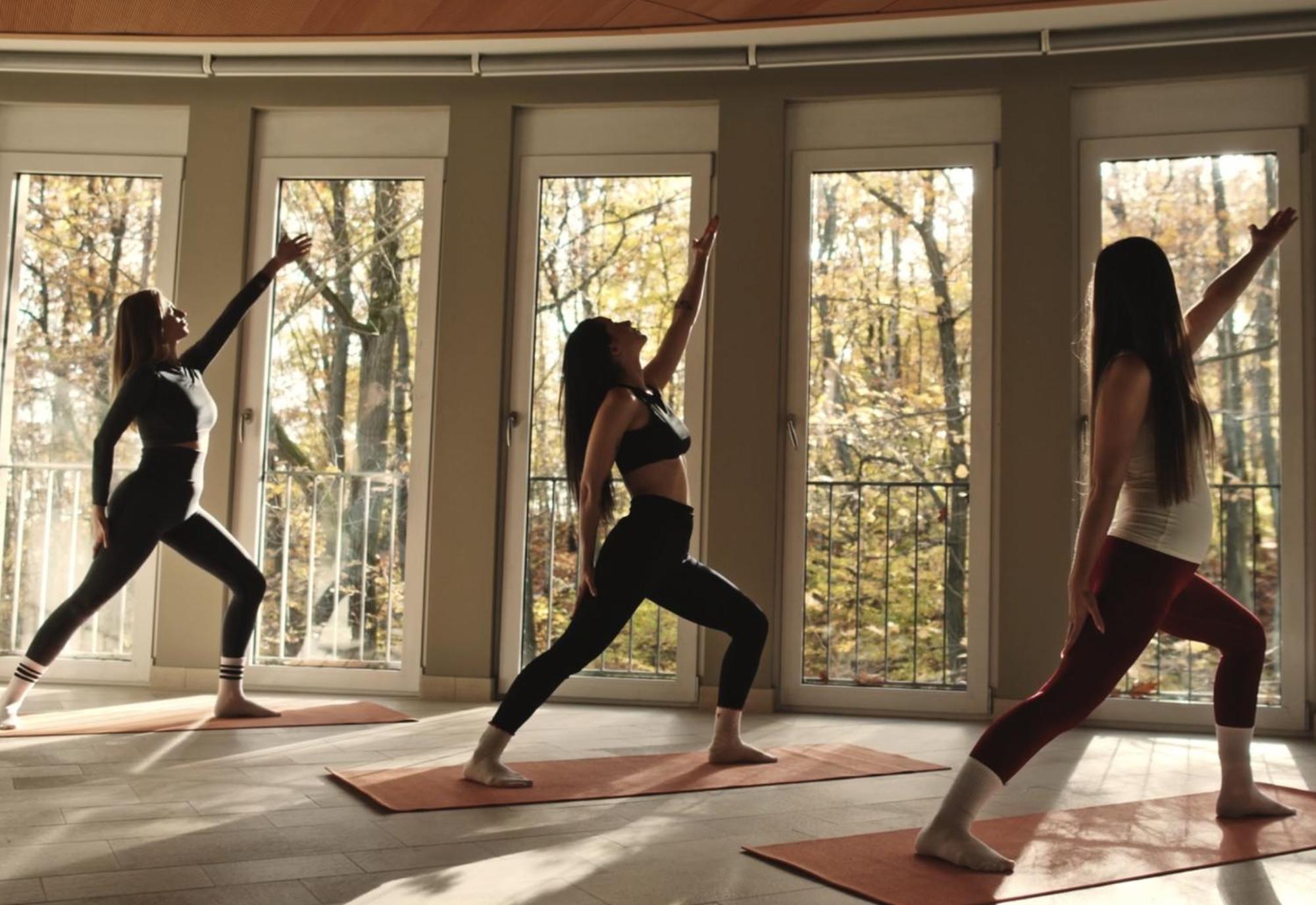 Precise Resort Bad Saarow Exterior photo A yoga class